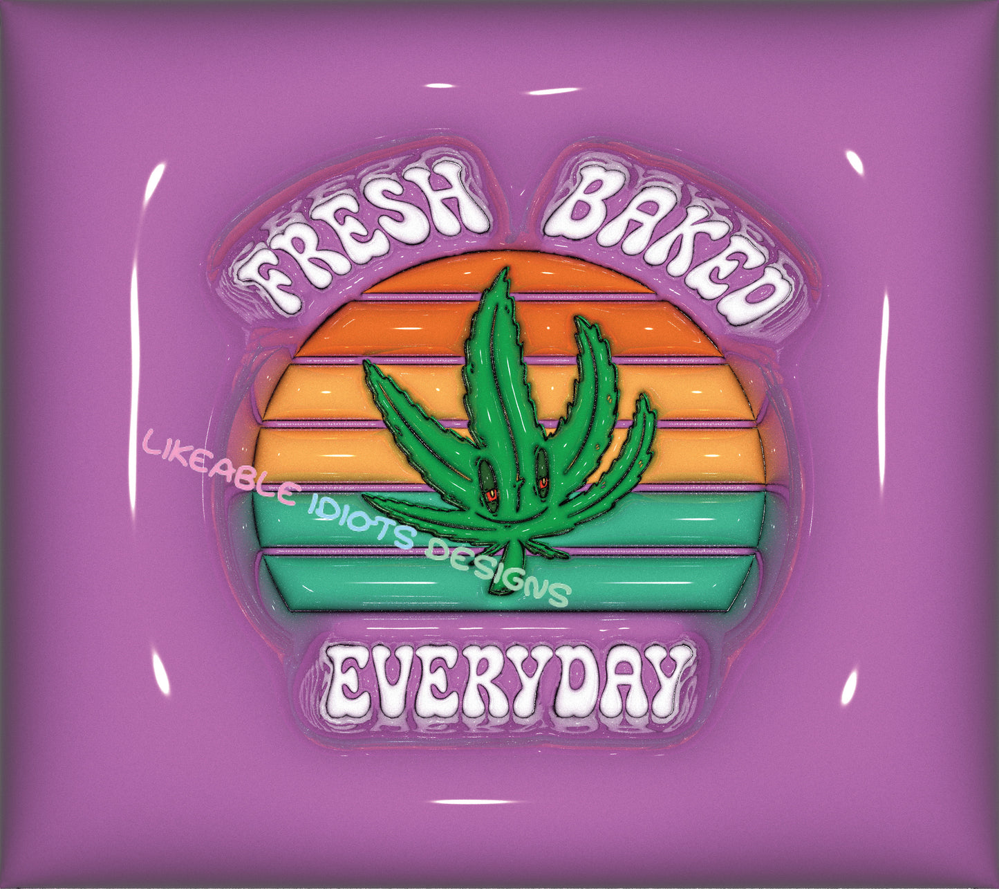 Tumbler designs in Puffy format Fresh Baked