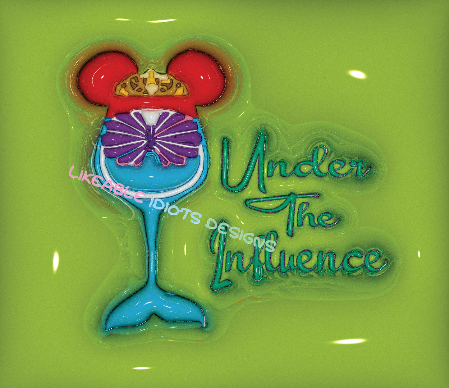 Tumbler designs in Puffy format under influence