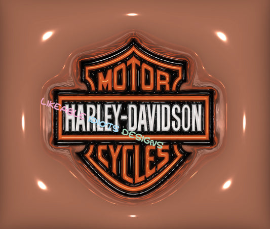 Tumbler designs in Puffy format Harley 2