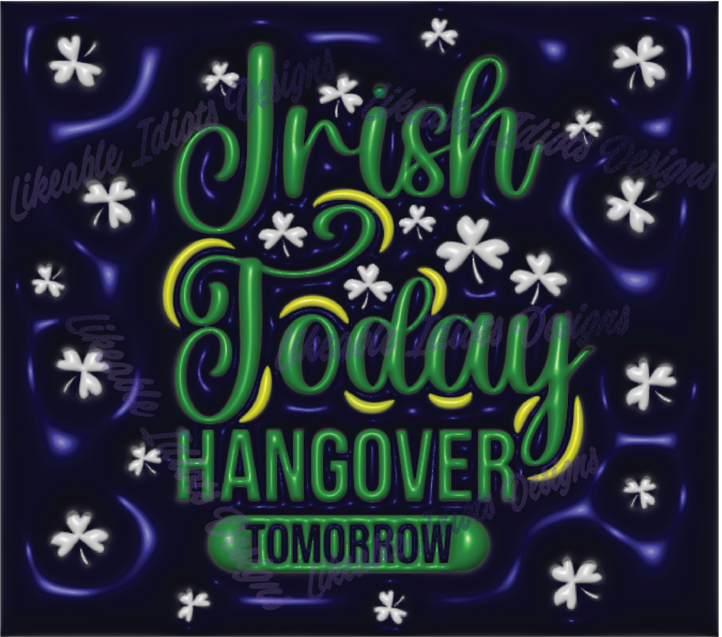 Irish Tumbler designs in Puffy format