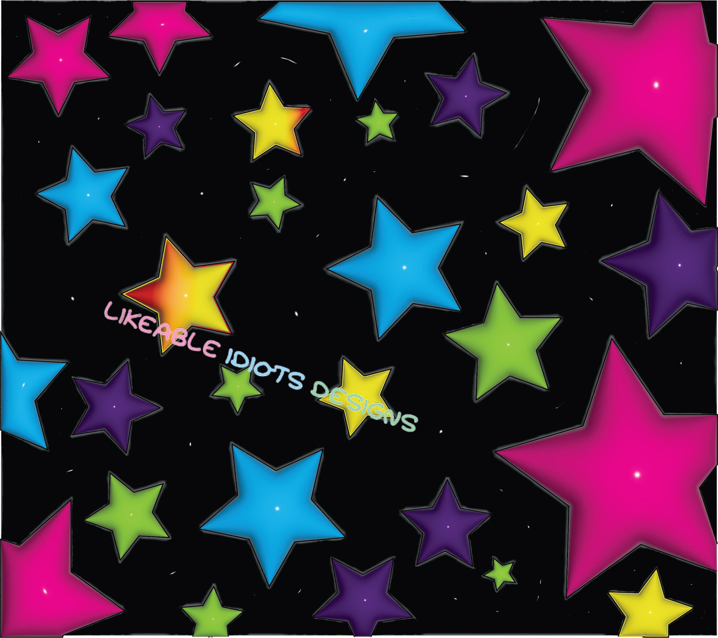 Tumbler designs in Puffy format starz