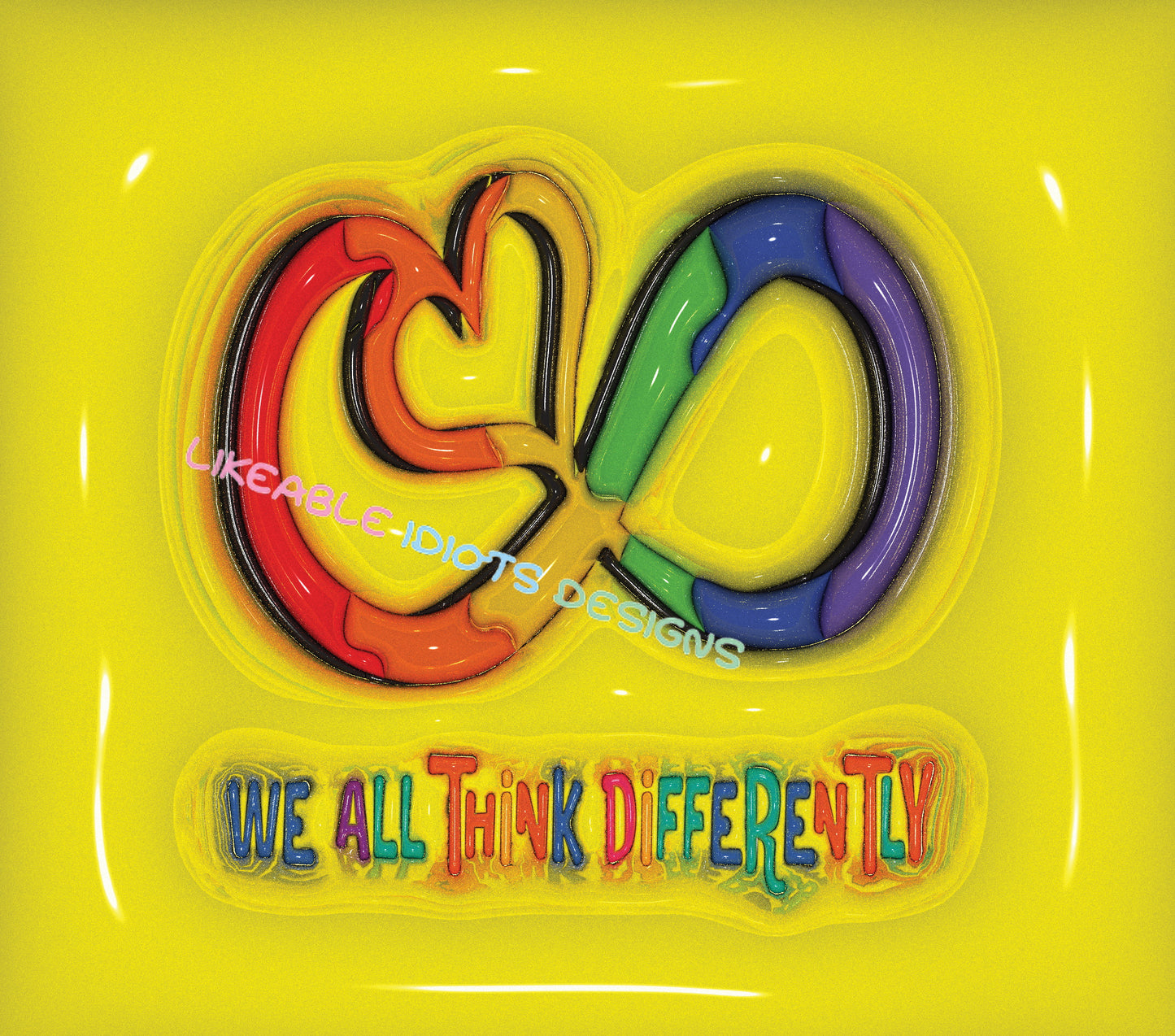 Tumbler designs in Puffy autism