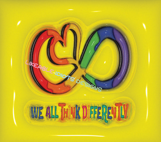 Tumbler designs in Puffy autism